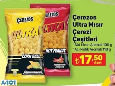 ÇEREZOS ULTRA MISIR ÇEREZİ